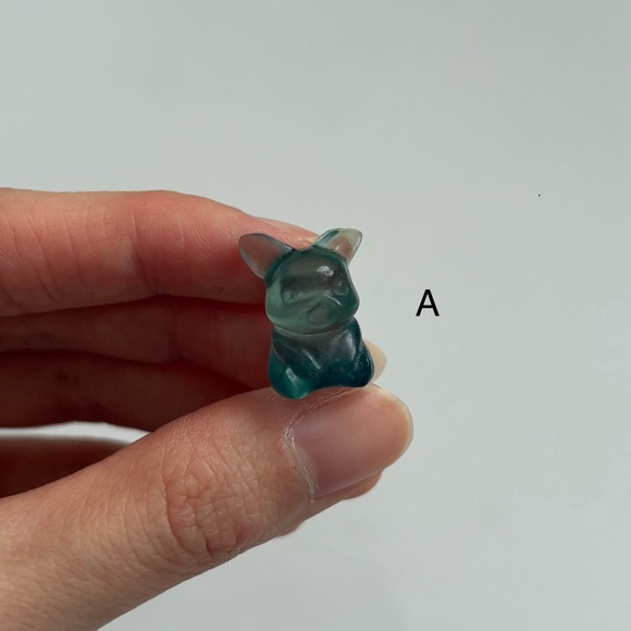 3/$25 Mini Fluorite Pokemon Characters Crystal Carving - Picture 3 of 8